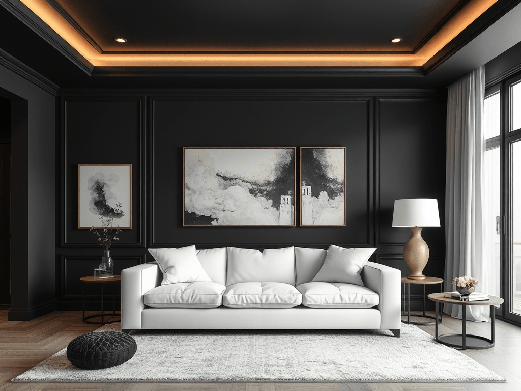 Osez le Noir : Transformez Votre Décor&nbsp;Intérieur